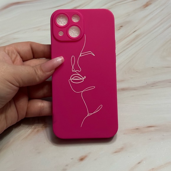 Pink Face iPhone 13 Mini Case - Picture 3 of 4